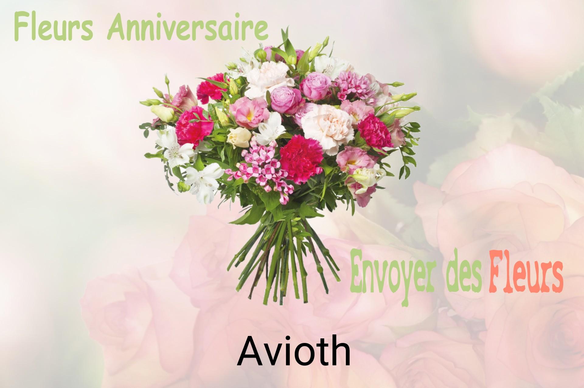Bouquet de fleurs d’anniversaire livré à Avioth