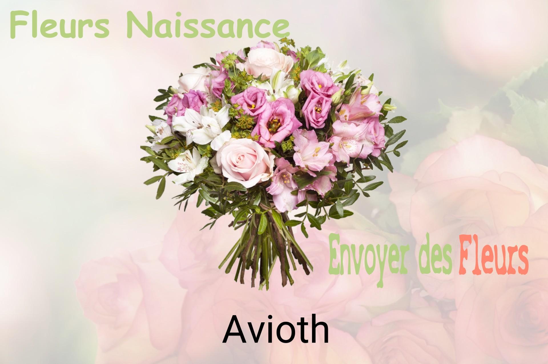Bouquet de fleurs de naissance livré à Avioth
